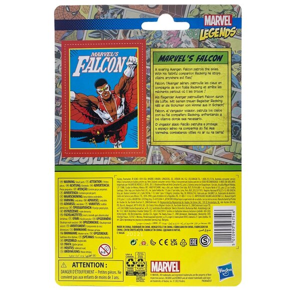 MARVEL Legends Falcon & Redwing Retro 375 Collection Figure Wave 5 - NEW - Picture 7 of 7